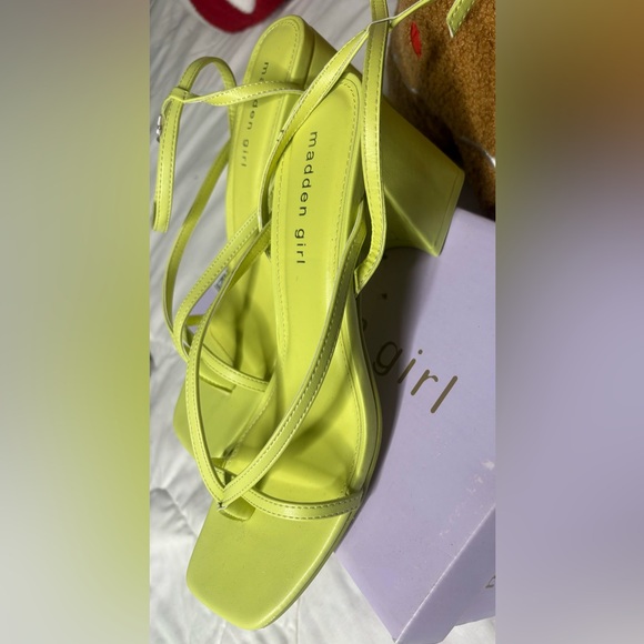 Madden Girl Lime Green Heels - Picture 2 of 2